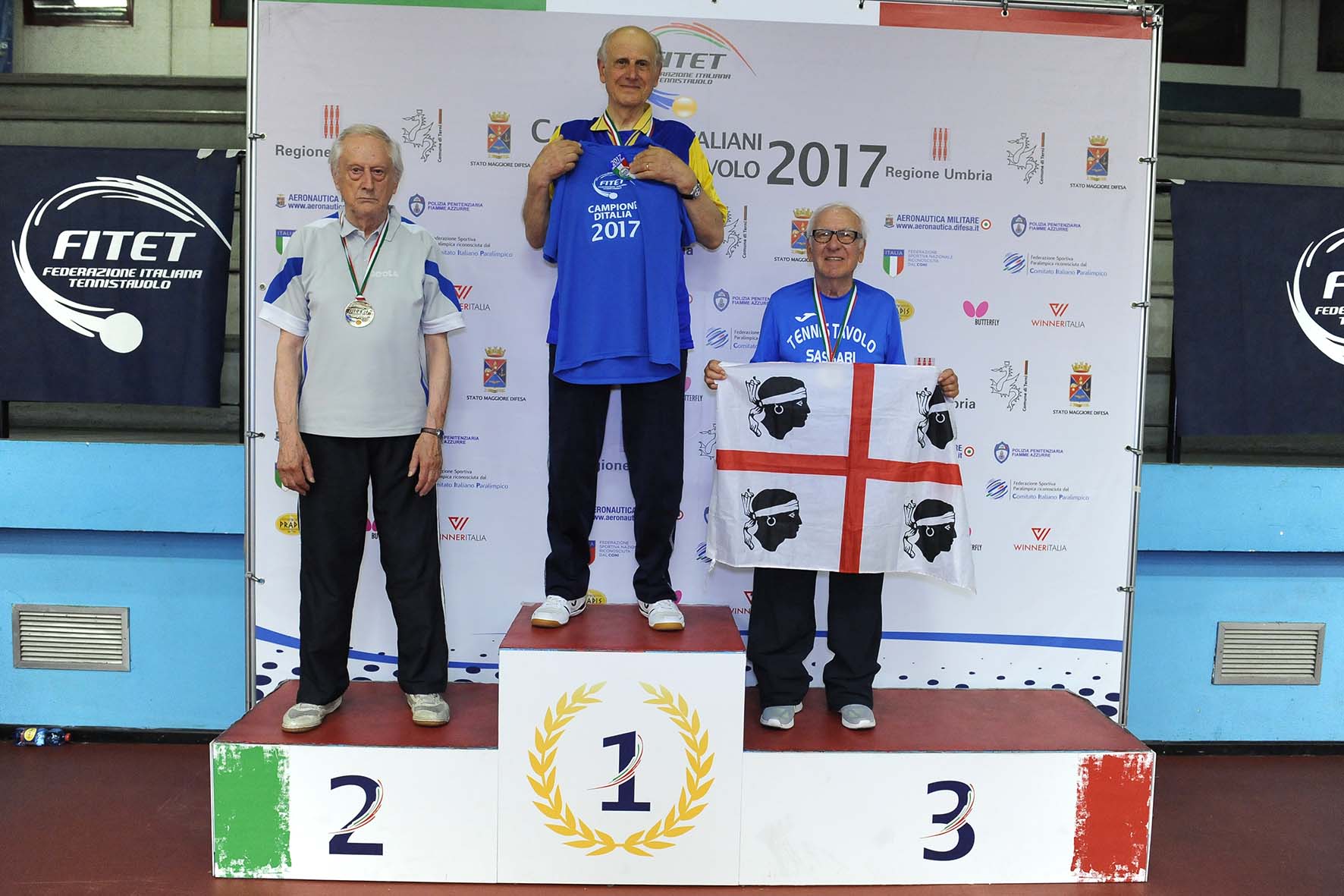 Giovanni Barsotti campione italiano Over 80 2017